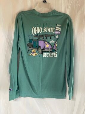Champion Teal Long Sleeve Ohio State Buckeyes Graphic Tee